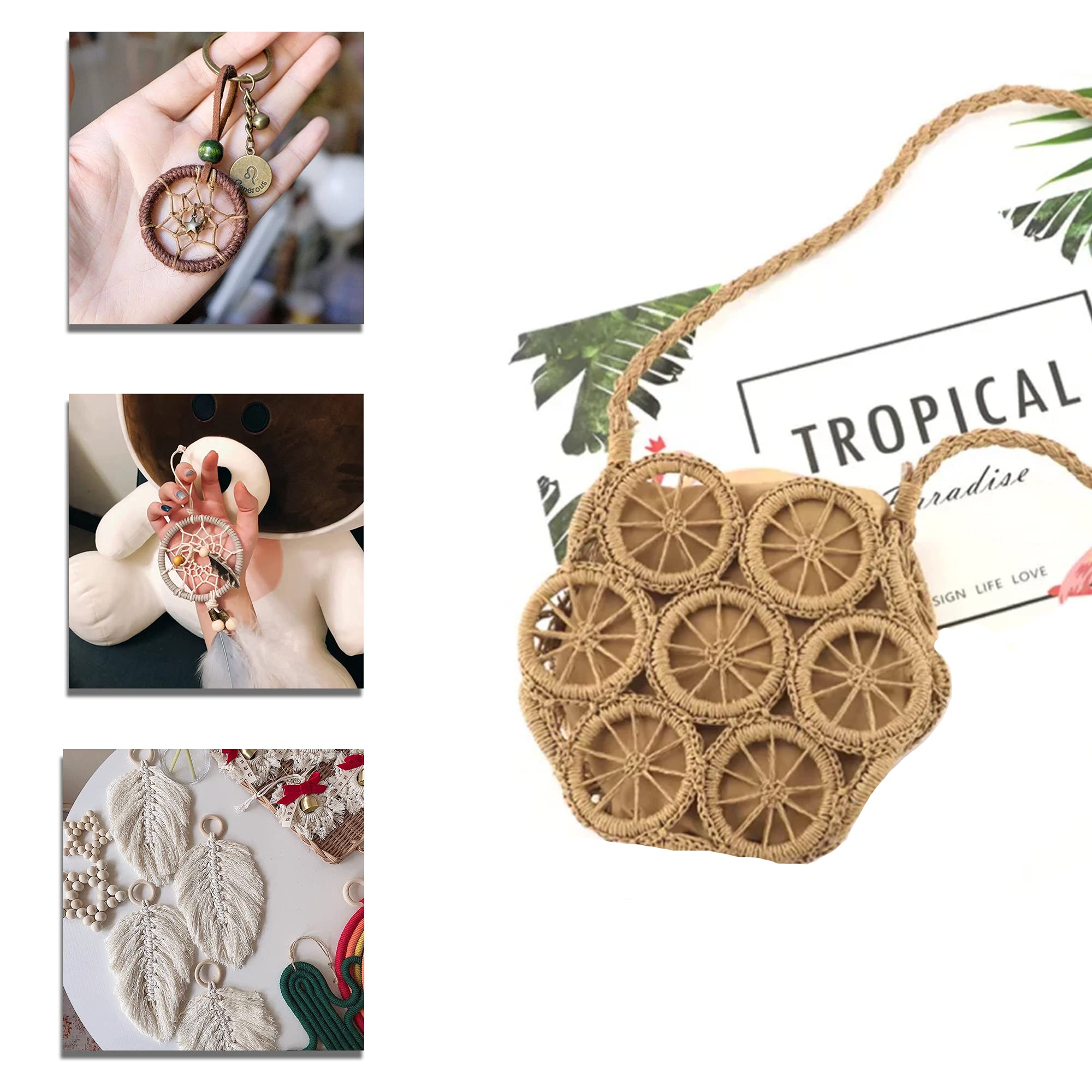 Amazon.co.jp: 10個 木製リング 2.76インチ 天然木リング 未完成の木製